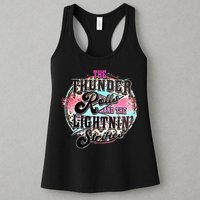 The Thunder And The Lightning Western Rolls And Strikes Womens Tank Top