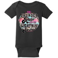 The Thunder And The Lightning Western Rolls And Strikes Baby Bodysuit