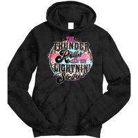 The Thunder And The Lightning Western Rolls And Strikes Tie Dye Hoodie