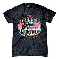 The Thunder And The Lightning Western Rolls And Strikes Tie-Dye T-Shirt