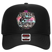 The Thunder And The Lightning Western Rolls And Strikes Trucker Hat