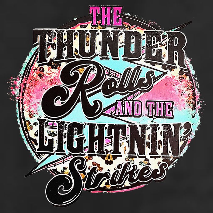 The Thunder And The Lightning Western Rolls And Strikes Trucker Hat