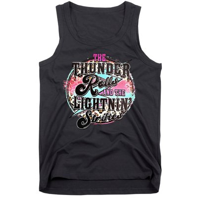 The Thunder And The Lightning Western Rolls And Strikes Tank Top