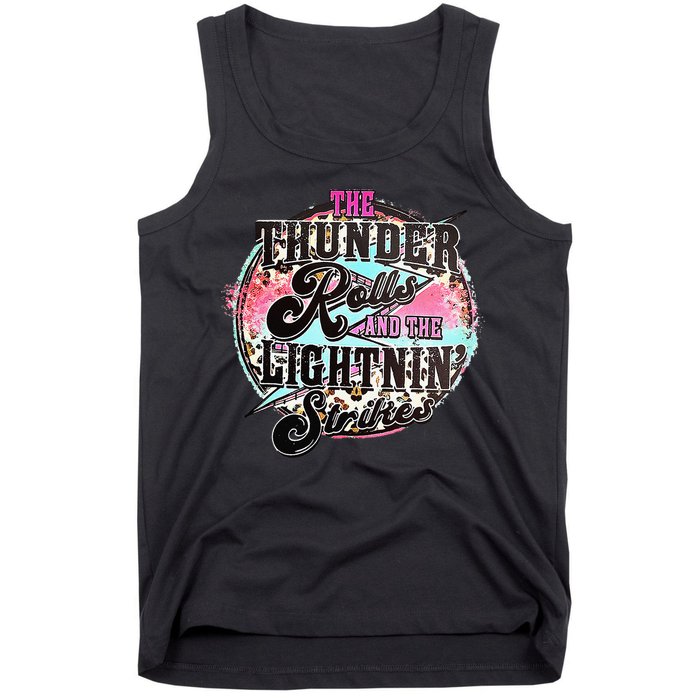 The Thunder And The Lightning Western Rolls And Strikes Tank Top