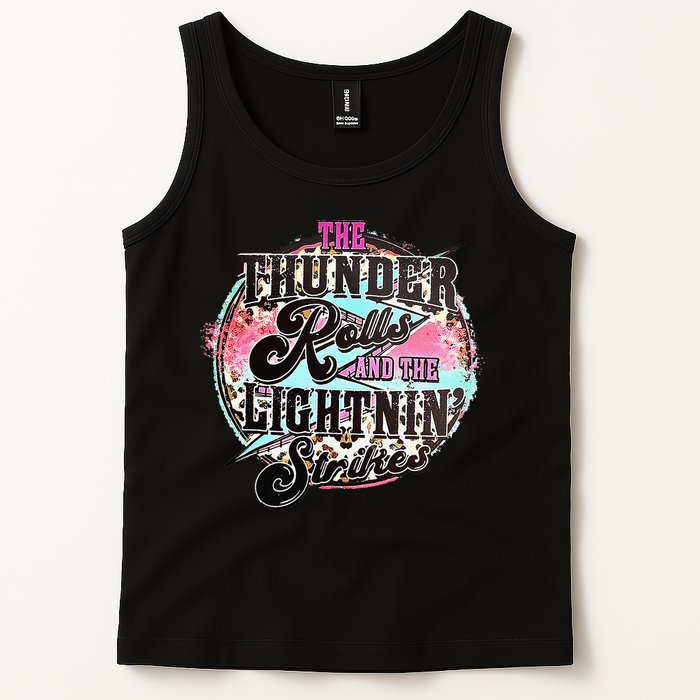 The Thunder And The Lightning Western Rolls And Strikes Tank Top