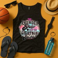 The Thunder And The Lightning Western Rolls And Strikes Tank Top