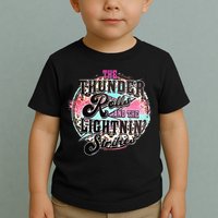 The Thunder And The Lightning Western Rolls And Strikes Toddler T-Shirt
