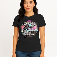 The Thunder And The Lightning Western Rolls And Strikes Womens T-Shirt