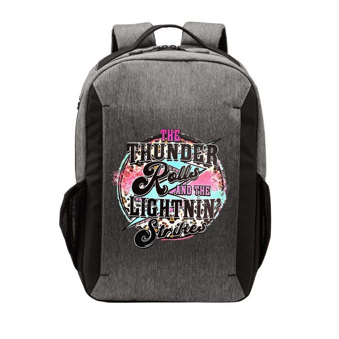 The Thunder And The Lightning Western Rolls And Strikes Vector Backpack