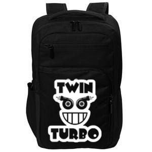 Twin Turbo Awesome Car Lover Impact Tech Backpack