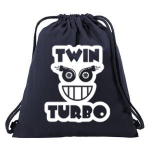 Twin Turbo Awesome Car Lover Drawstring Bag