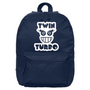 Twin Turbo Awesome Car Lover 16 in Basic Backpack