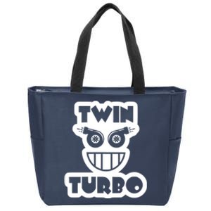 Twin Turbo Awesome Car Lover Zip Tote Bag