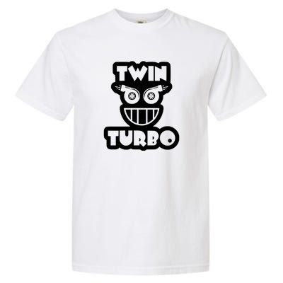 Twin Turbo Awesome Car Lover Garment-Dyed Heavyweight T-Shirt