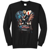 Trump Take America Back 2024 Eagle Us Flag Sweatshirt