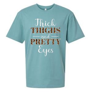 Thick Thighs and Pretty Eyes Sueded Cloud Jersey T-Shirt