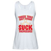 These Toes AinT Gonna Suck Themselves Funny Foot Fetish Ladies Essential Flowy Tank