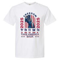 Trump Take America Back 2024  Freedom And Safety Garment-Dyed Heavyweight T-Shirt