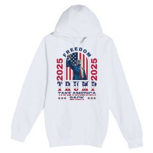 Trump Take America Back 2024  Freedom And Safety Premium Pullover Hoodie