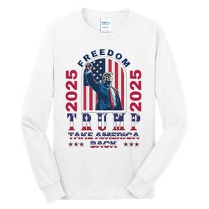 Trump Take America Back 2024  Freedom And Safety Tall Long Sleeve T-Shirt