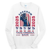 Trump Take America Back 2024  Freedom And Safety Tall Long Sleeve T-Shirt