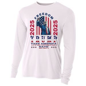 Trump Take America Back 2024  Freedom And Safety Cooling Performance Long Sleeve Crew