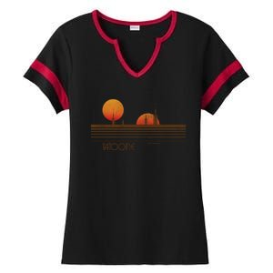 Tatooine Ladies Halftime Notch Neck Tee