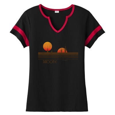 Tatooine Ladies Halftime Notch Neck Tee