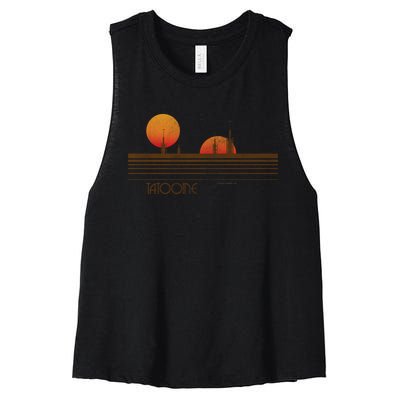 Tatooine Women's Racerback Cropped Tank