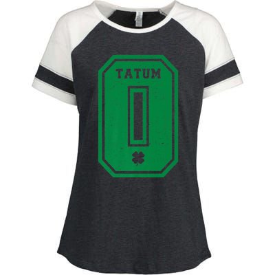 Tatum Enza Ladies Jersey Colorblock Tee