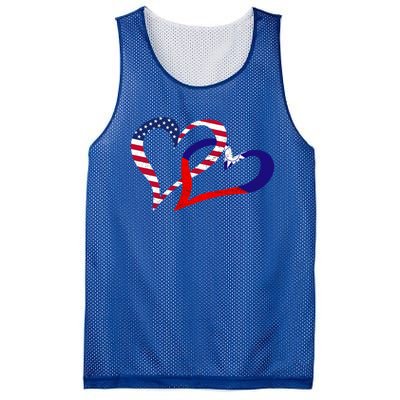 Taiwan Taiwanese Americans Usa Flag Colors Heart Love Gift Mesh Reversible Basketball Jersey Tank