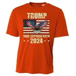 Trump Take America Back 2024 Cooling Performance Crew T-Shirt