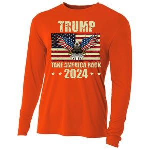 Trump Take America Back 2024 Cooling Performance Long Sleeve Crew