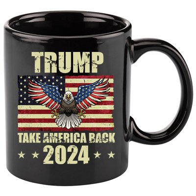 Trump Take America Back 2024 11oz C Handle Ceramic Mug