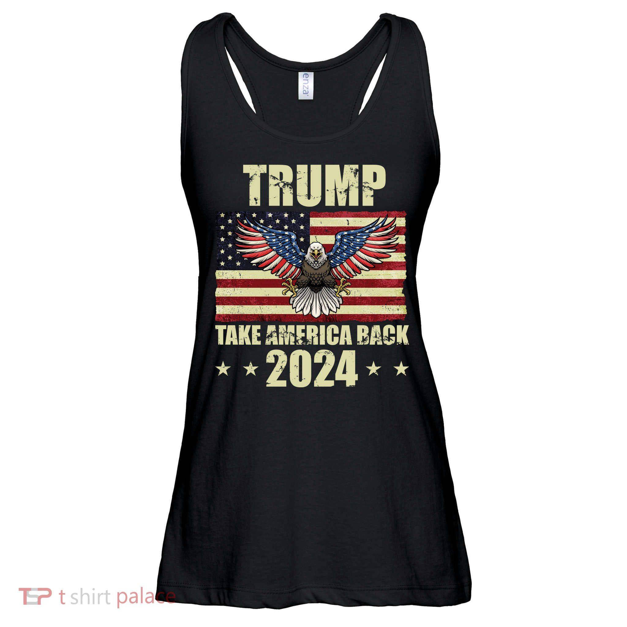 Trump Take America Back 2024 Ladies Essential Flowy Tank