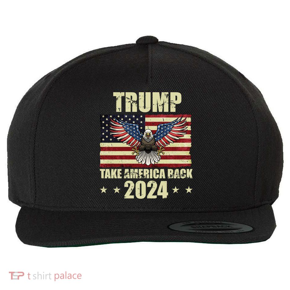 Trump Take America Back 2024 Wool Snapback Cap