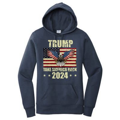 Trump Take America Back 2024 Women's Pullover Hoodie