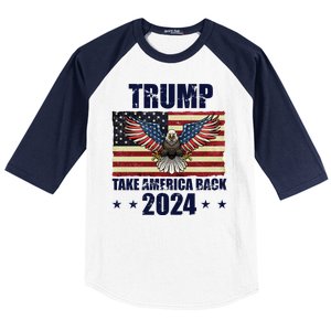 Trump Take America Back 2024 Baseball Sleeve Shirt