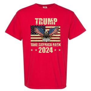 Trump Take America Back 2024 Garment-Dyed Heavyweight T-Shirt