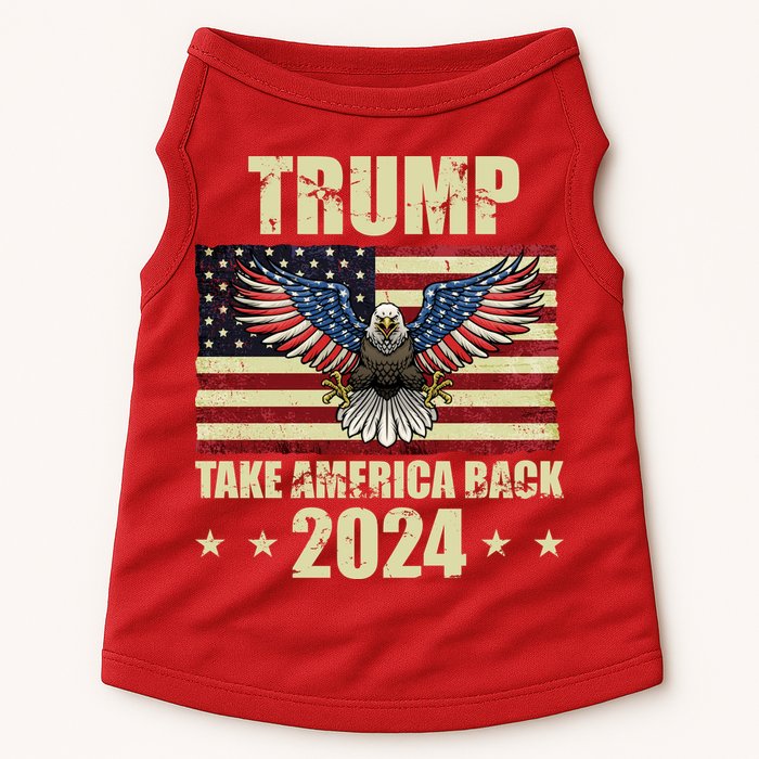 Trump Take America Back 2024 Doggie Tank