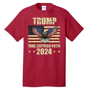 Trump Take America Back 2024 Tall T-Shirt