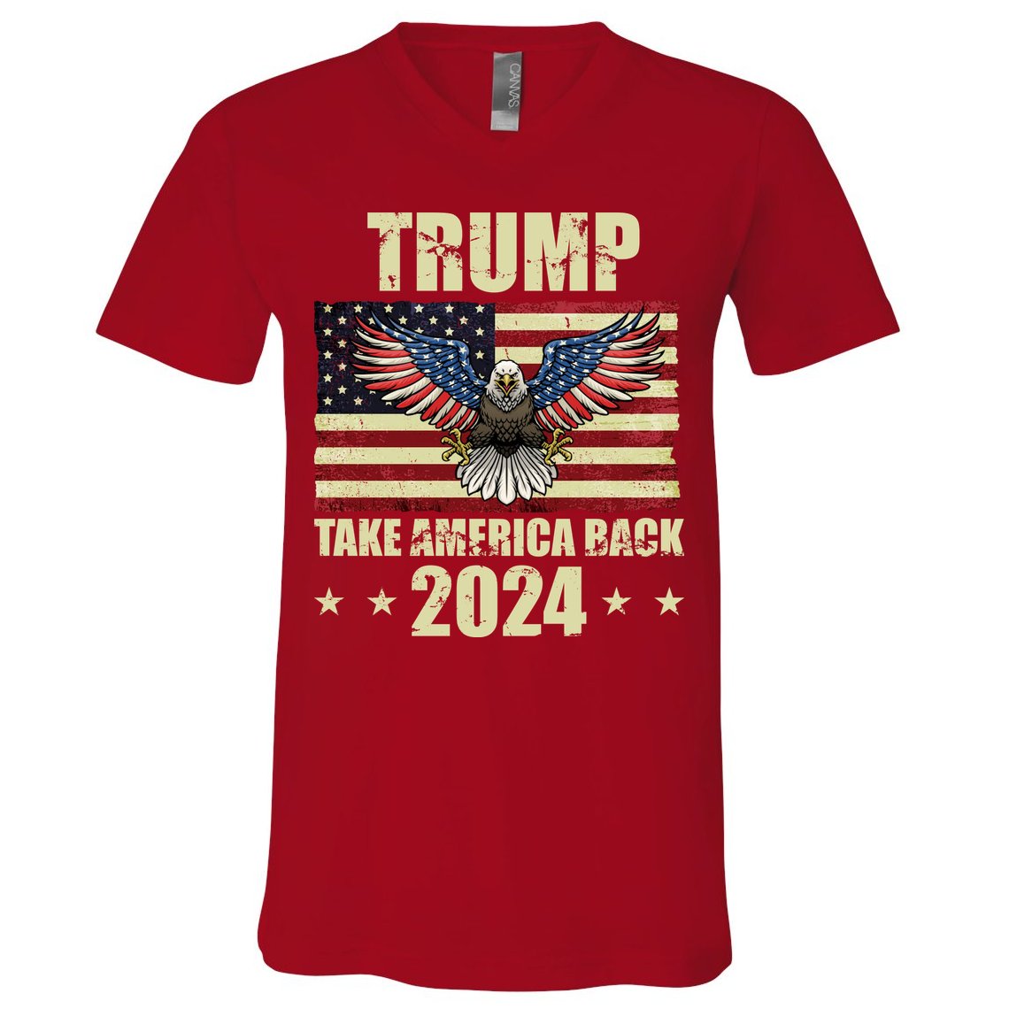 Trump Take America Back 2024 V-Neck T-Shirt