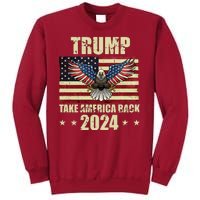 Trump Take America Back 2024 Tall Sweatshirt