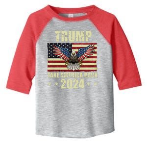 Trump Take America Back 2024 Toddler Fine Jersey T-Shirt