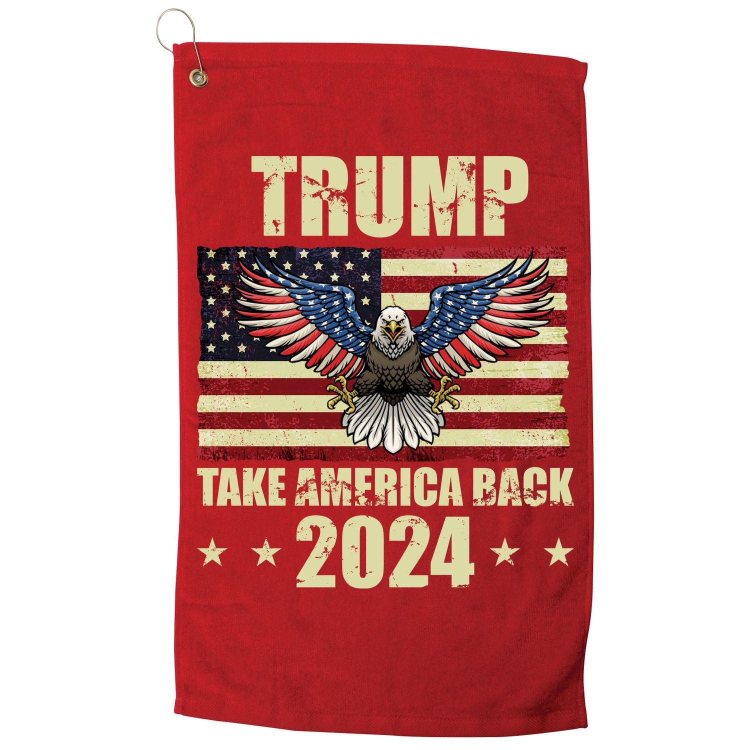 Trump Take America Back 2024 Golf Towel