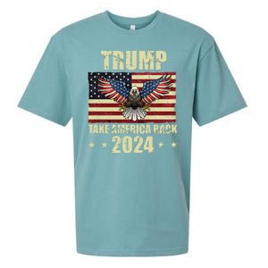 Trump Take America Back 2024 Sueded Cloud Jersey T-Shirt