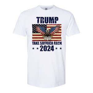 Trump Take America Back 2024 Softstyle CVC T-Shirt