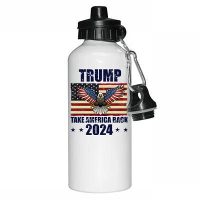 Trump Take America Back 2024 Aluminum Water Bottle