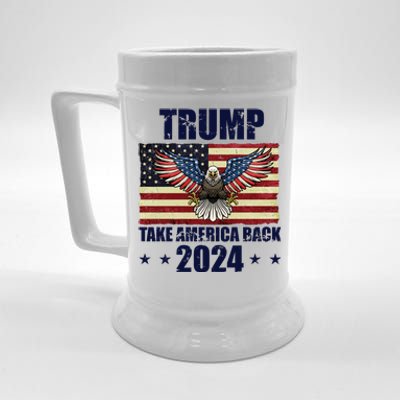 Trump Take America Back 2024 Beer Stein