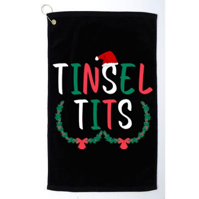 Tinsel Tits And Jingle Balls Platinum Collection Golf Towel